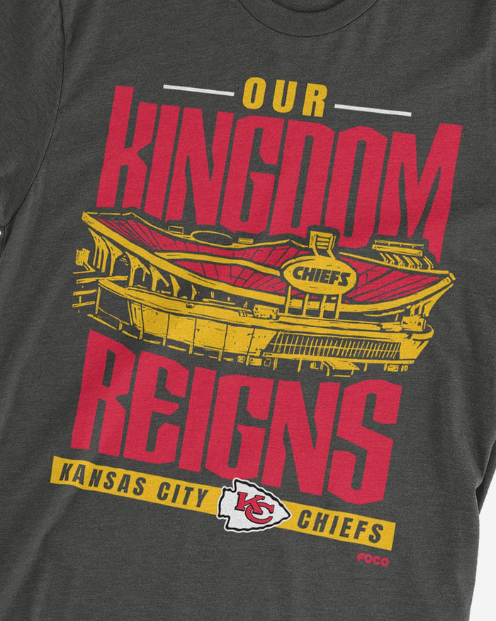 Kansas City Chiefs Our Kingdom Reigns T-Shirt FOCO - FOCO.com