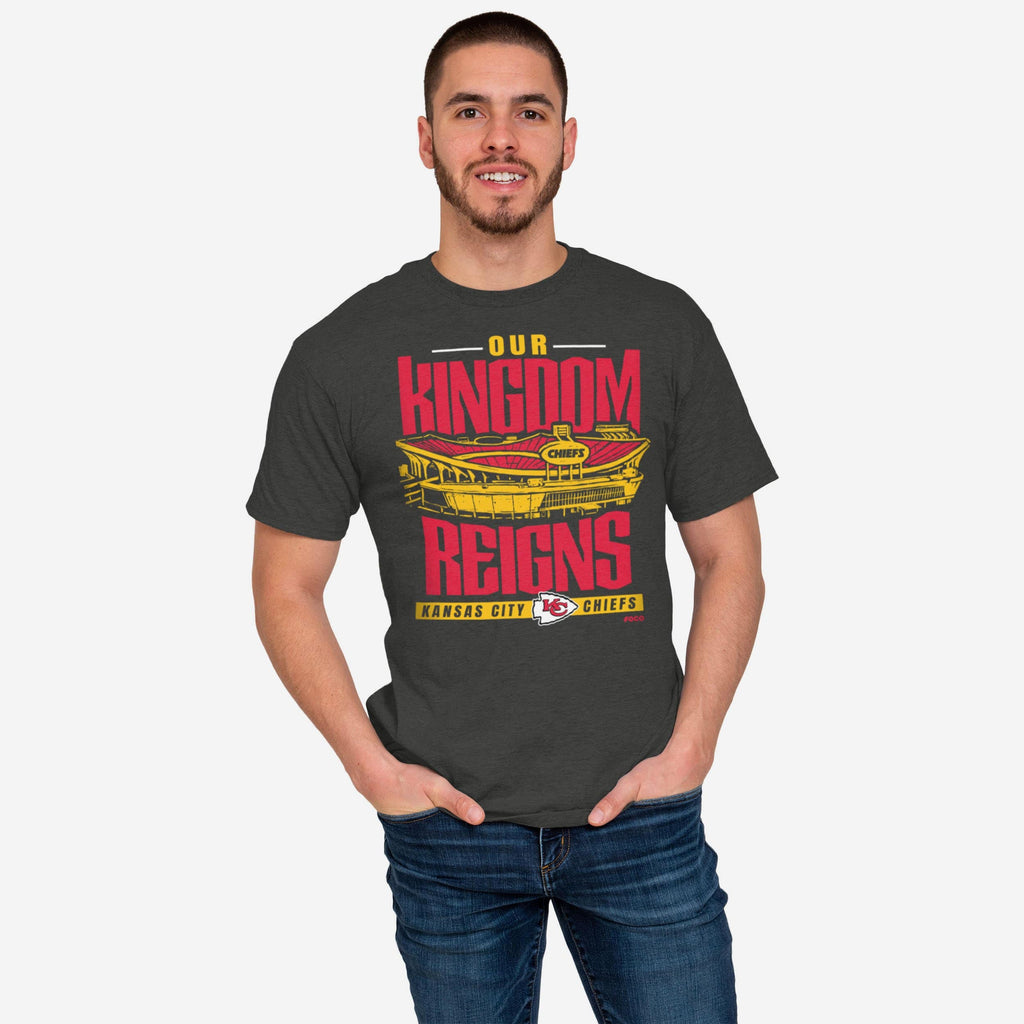 Kansas City Chiefs Our Kingdom Reigns T-Shirt FOCO S - FOCO.com
