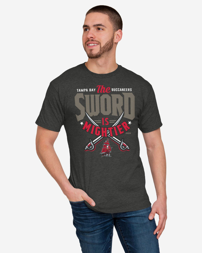 Tampa Bay Buccaneers Sword Is Mightier T-Shirt FOCO S - FOCO.com