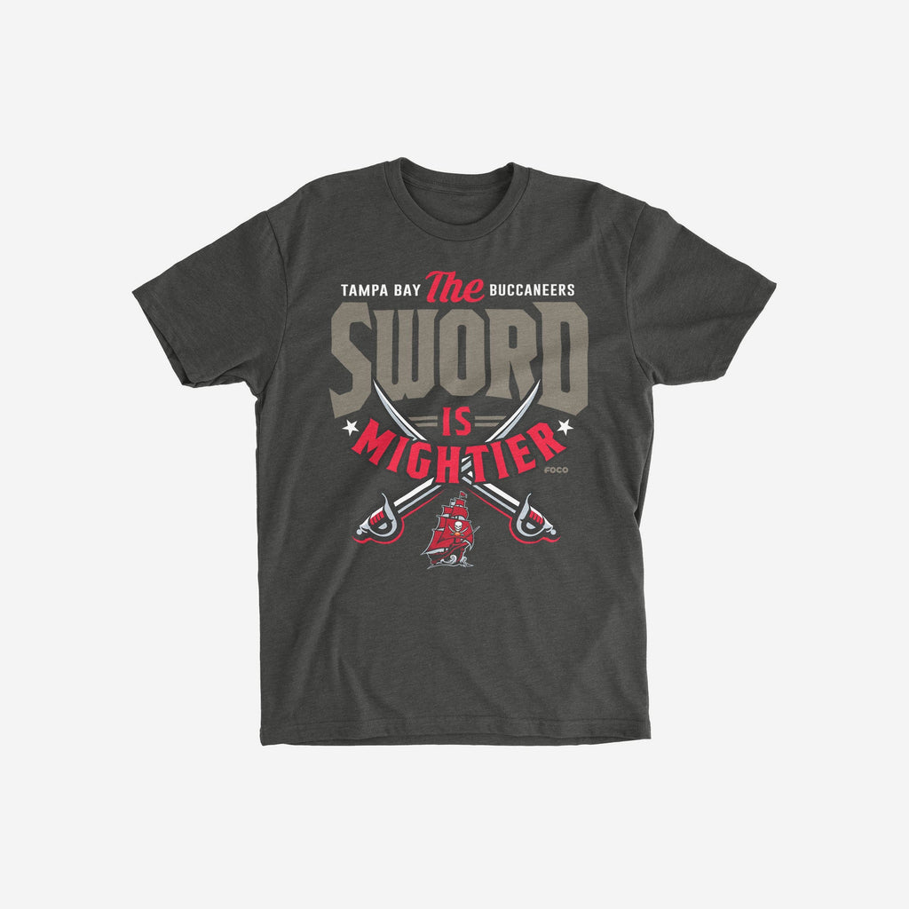 Tampa Bay Buccaneers Sword Is Mightier T-Shirt FOCO S - FOCO.com