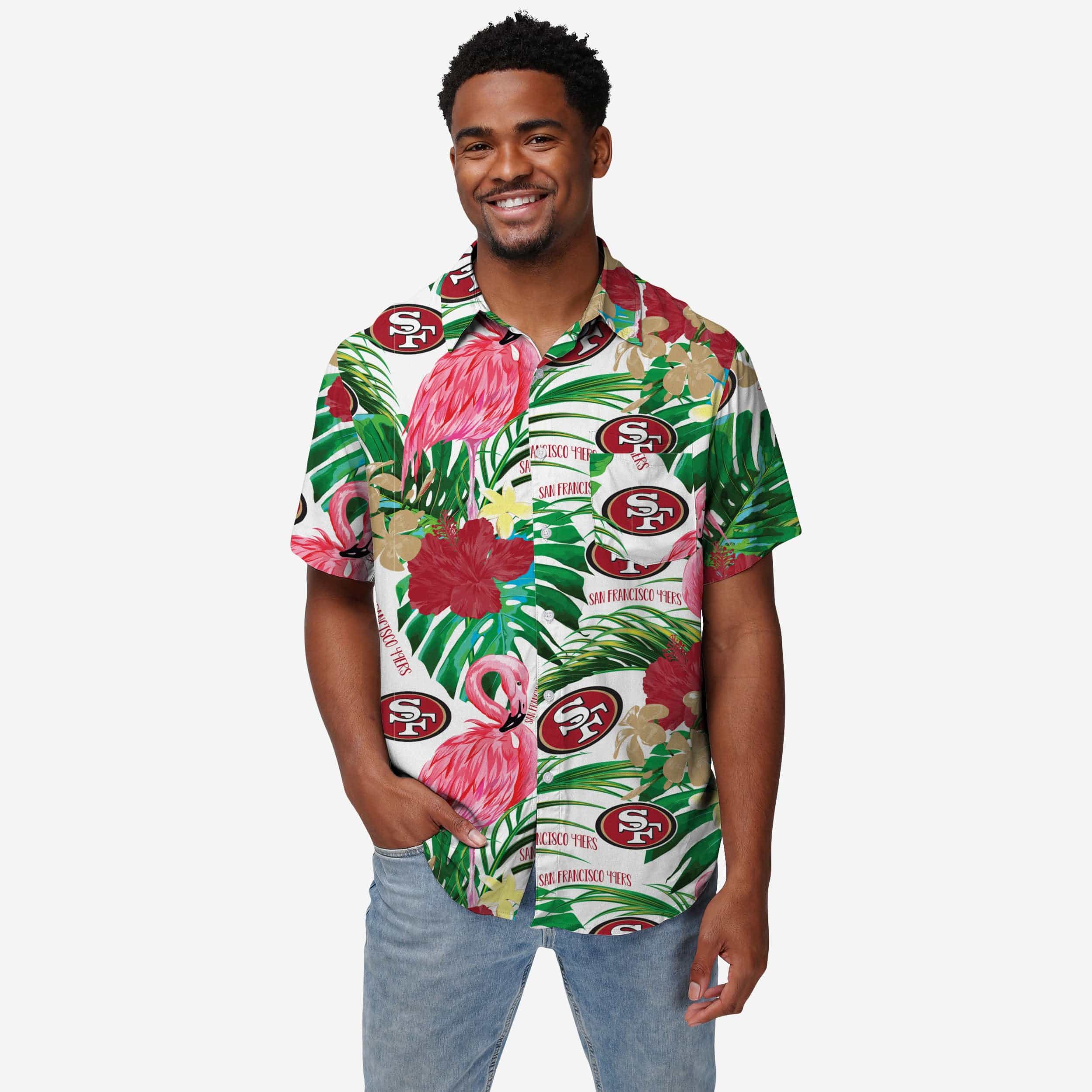 MLB Miami Marlins Hawaiian Shirt Skeleton Aloha Tropical Flower