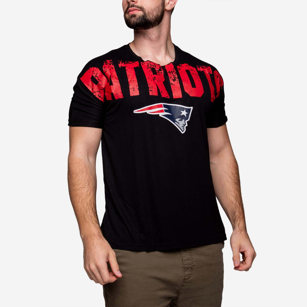 New England Patriots Legacy Wordmark T-Shirt FOCO S - FOCO.com