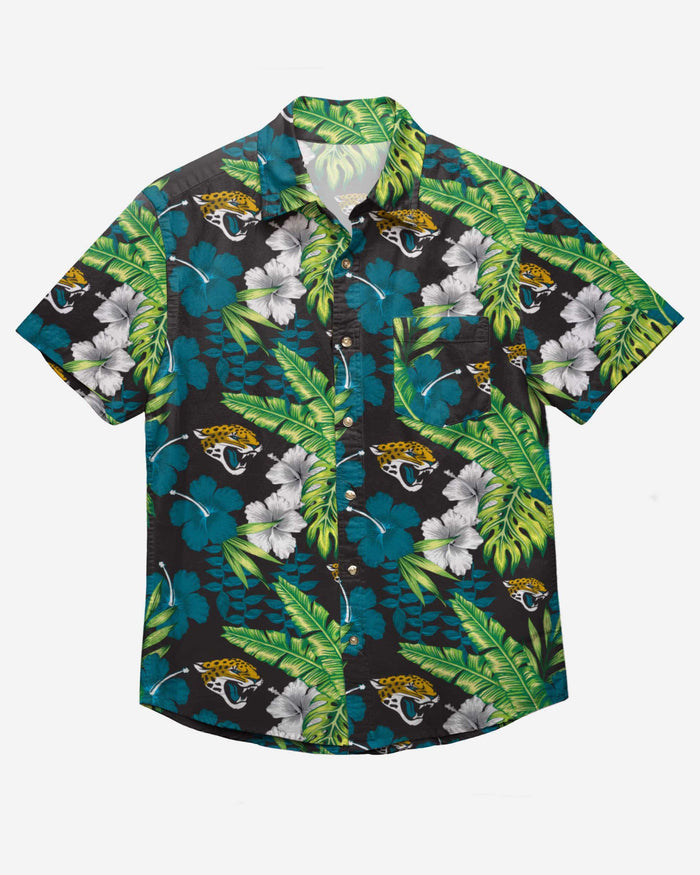 Jacksonville Jaguars Floral Button Up Shirt FOCO - FOCO.com