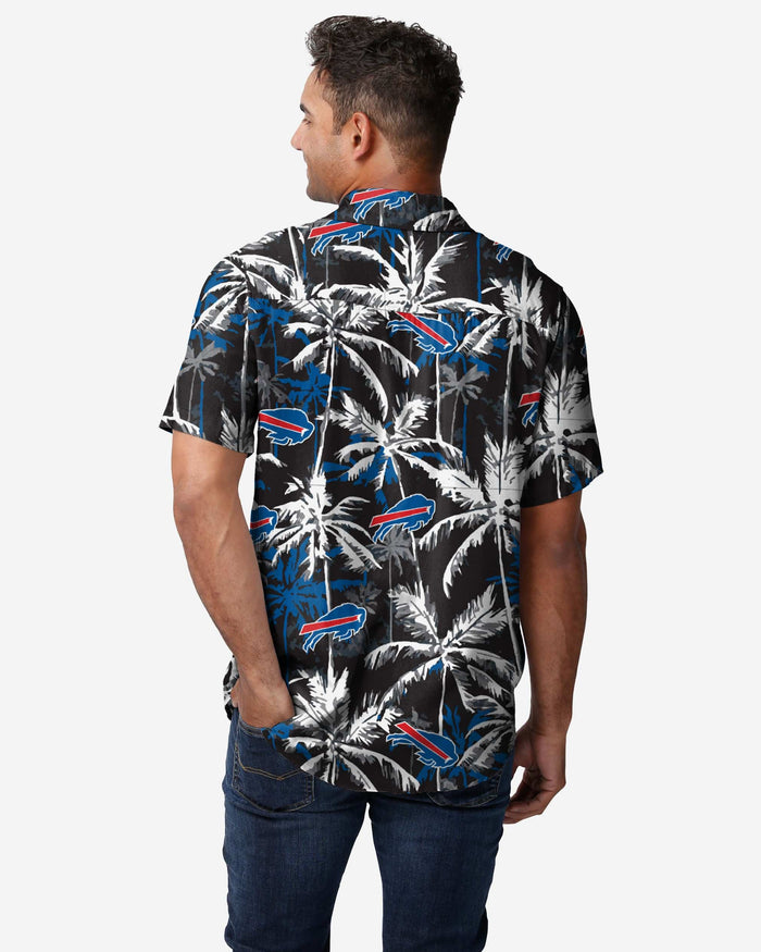 Buffalo Bills Black Floral Button Up Shirt FOCO - FOCO.com