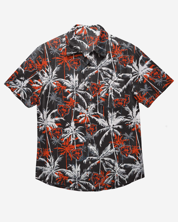 Chicago Bears Black Floral Button Up Shirt FOCO - FOCO.com