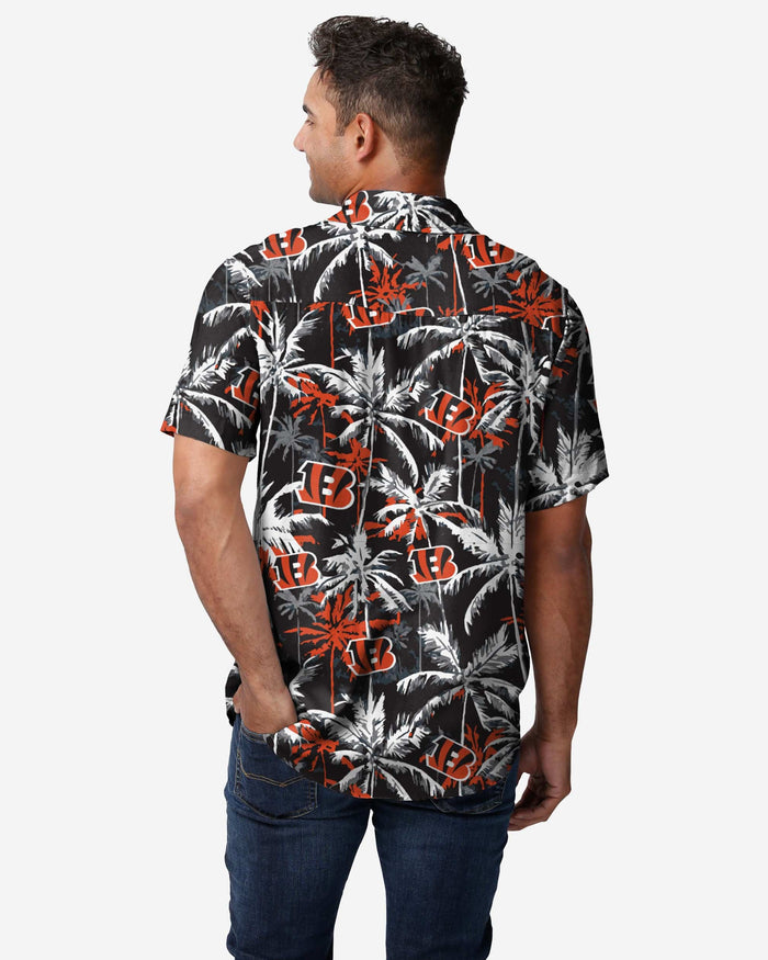 Cincinnati Bengals Black Floral Button Up Shirt FOCO - FOCO.com