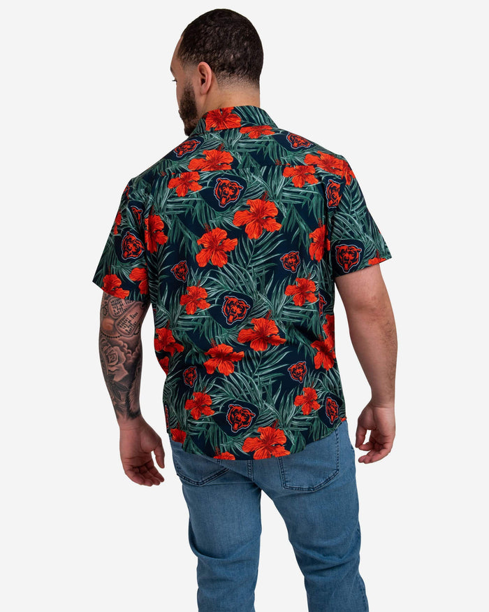 Chicago Bears Hibiscus Button Up Shirt FOCO - FOCO.com