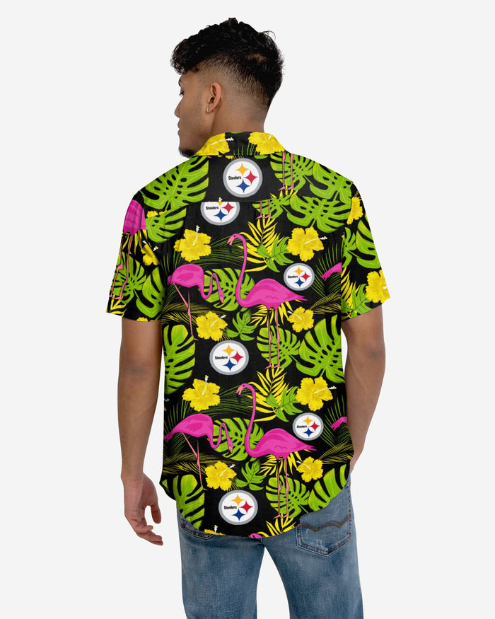 Pittsburgh Steelers Highlights Button Up Shirt FOCO - FOCO.com