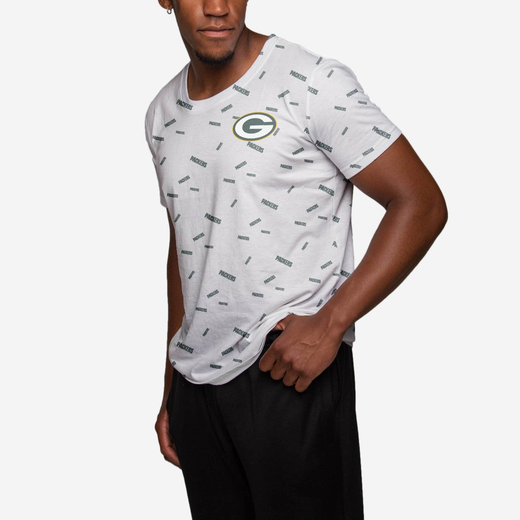 Green Bay Packers Mini Wordmark T-Shirt FOCO - FOCO.com