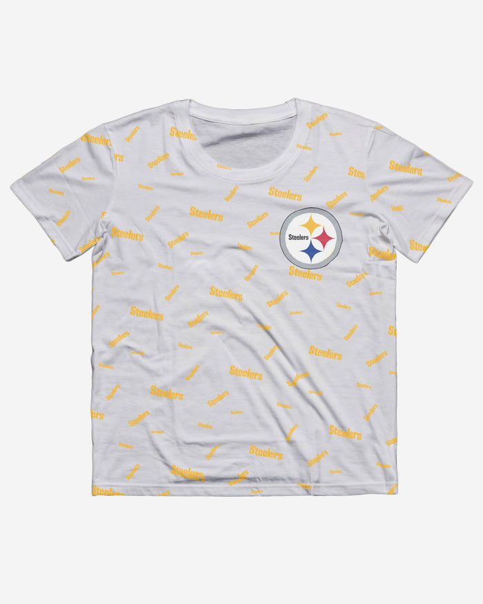 Pittsburgh Steelers Mini Wordmark T-Shirt FOCO - FOCO.com