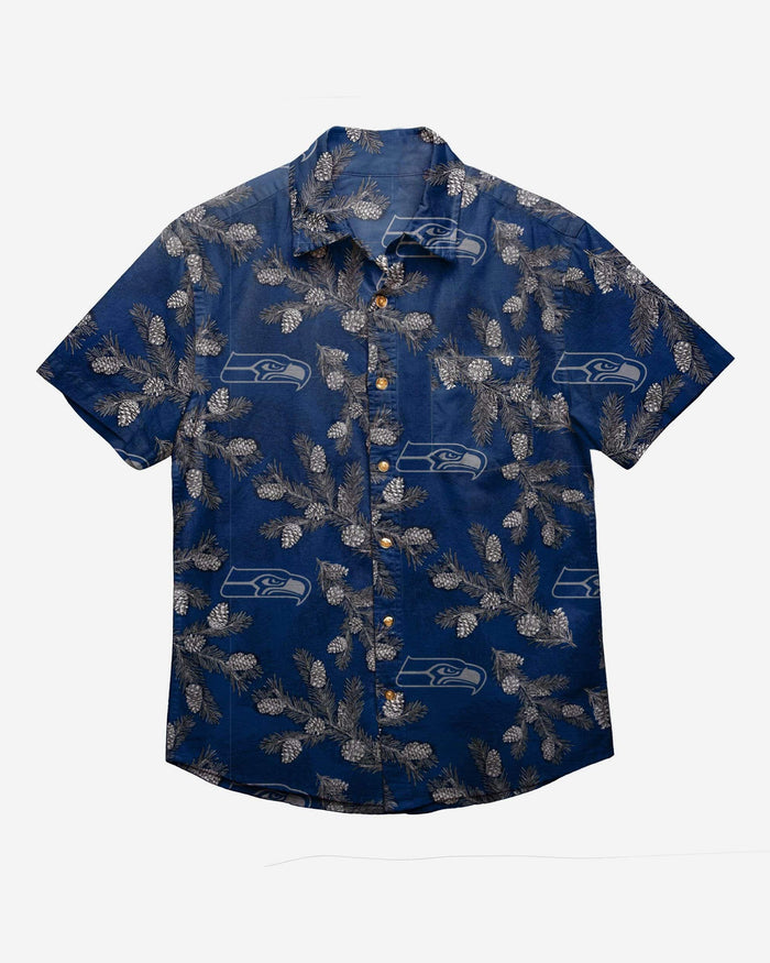 Seattle Seahawks Pinecone Button Up Shirt FOCO - FOCO.com