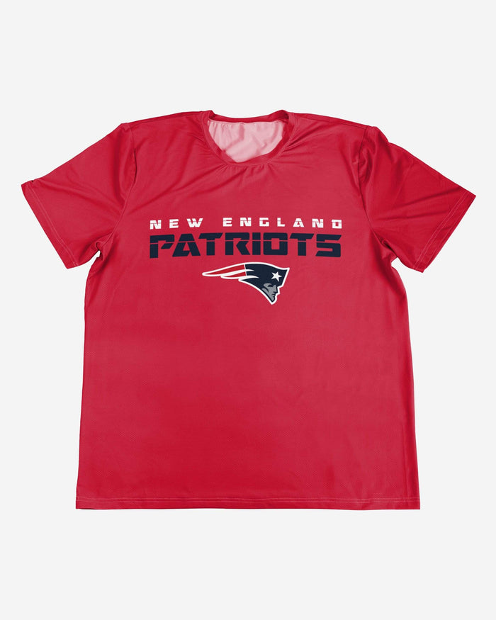 New England Patriots Rash Guard Short Sleeve Swim Shirt FOCO - FOCO.com
