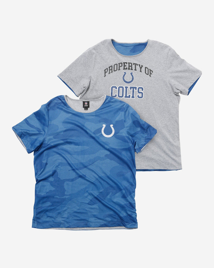 Indianapolis Colts Reversible Mesh Matchup T-Shirt FOCO - FOCO.com