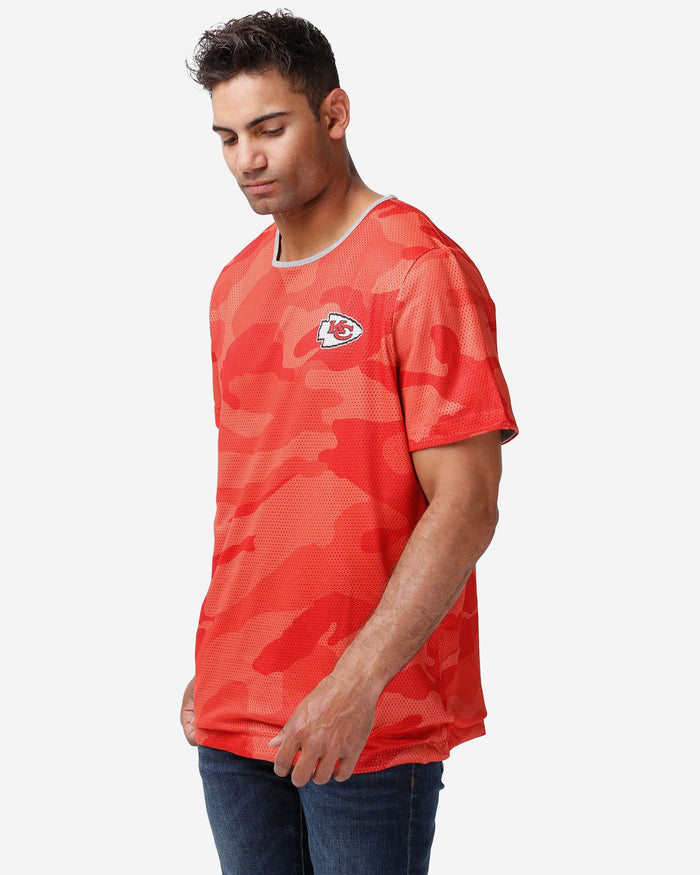 Kansas City Chiefs Reversible Mesh Matchup T-Shirt FOCO S - FOCO.com