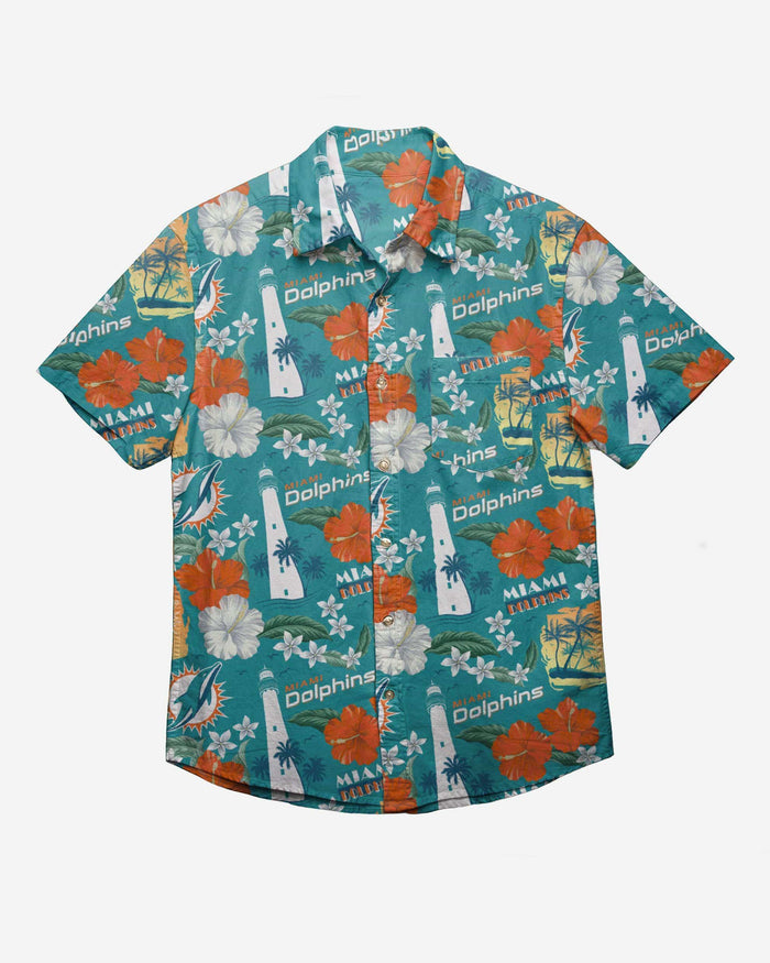 Miami Dolphins City Style Button Up Shirt FOCO - FOCO.com