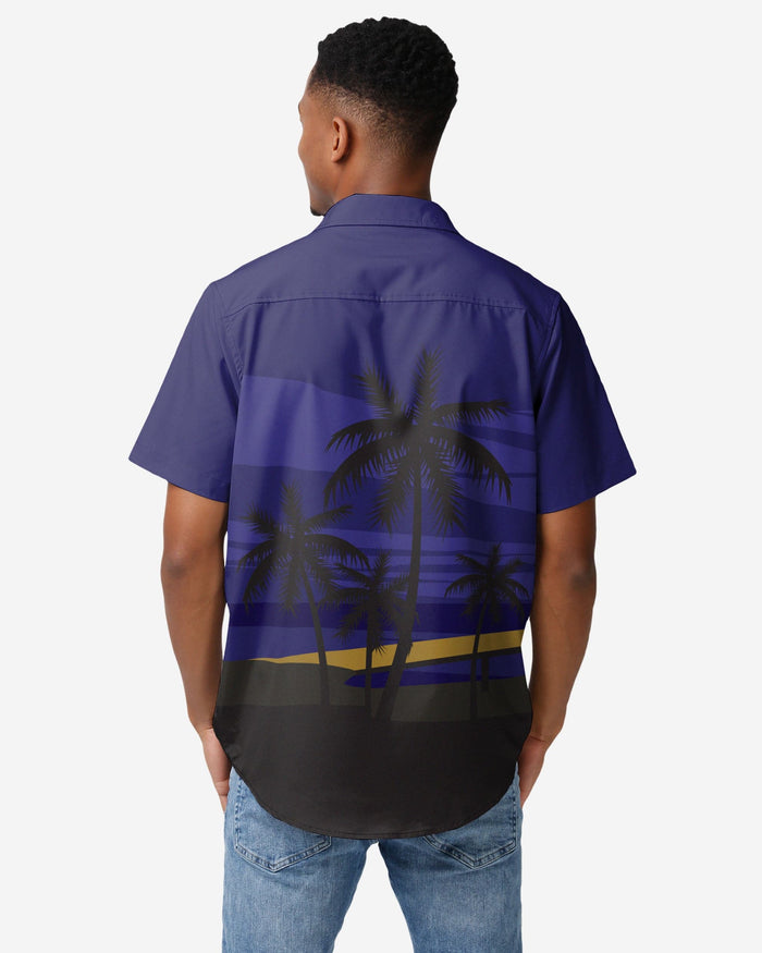 Baltimore Ravens Tropical Sunset Button Up Shirt FOCO - FOCO.com