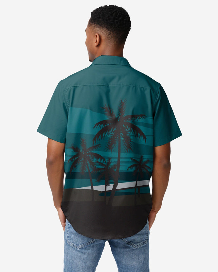 Philadelphia Eagles Tropical Sunset Button Up Shirt FOCO - FOCO.com