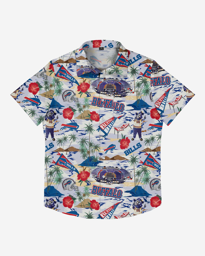 Buffalo Bills Thematic Stadium Print Button Up Shirt FOCO - FOCO.com