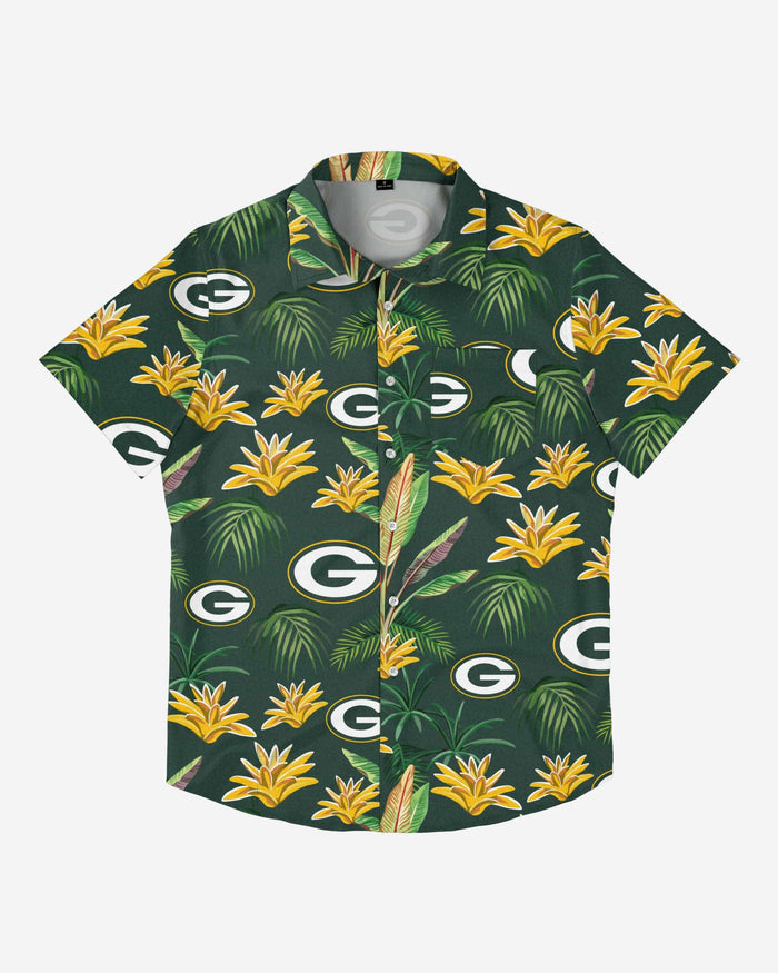 Green Bay Packers Victory Vacay Button Up Shirt FOCO - FOCO.com