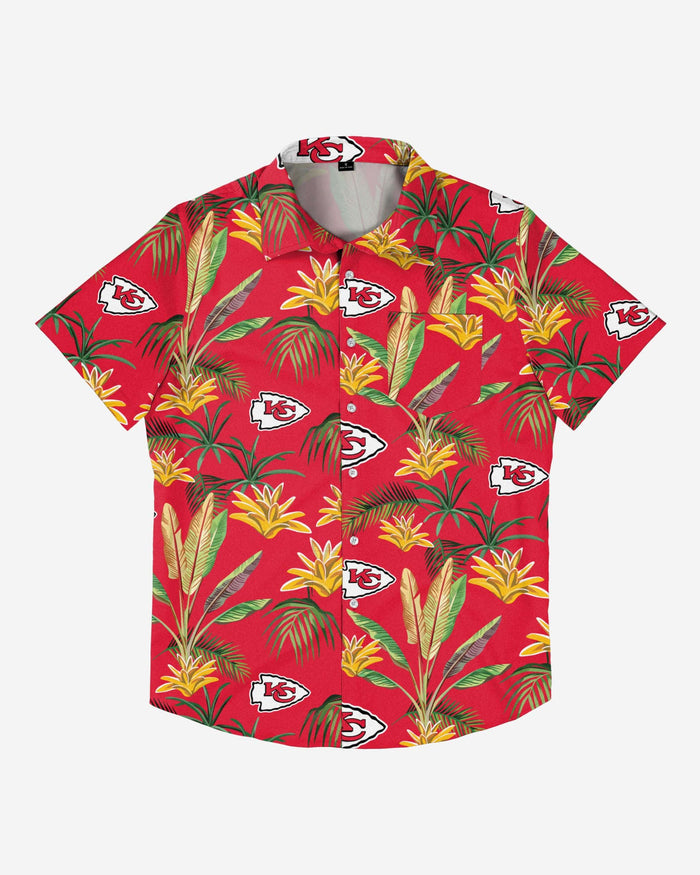 Kansas City Chiefs Victory Vacay Button Up Shirt FOCO - FOCO.com