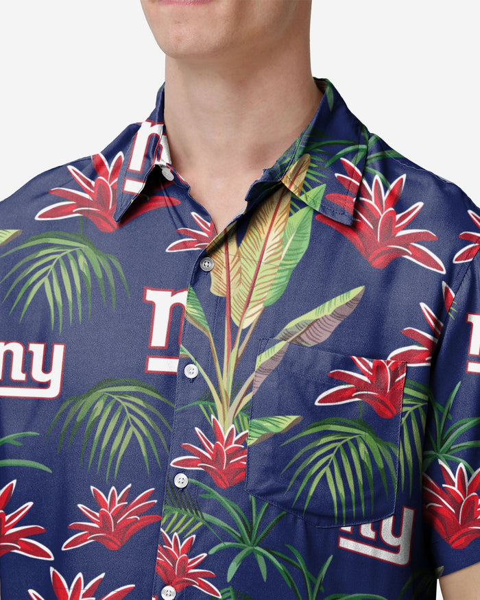 New York Giants Victory Vacay Button Up Shirt FOCO - FOCO.com