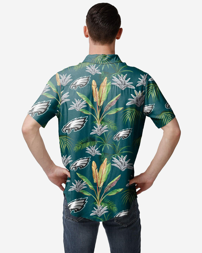 Philadelphia Eagles Victory Vacay Button Up Shirt FOCO - FOCO.com