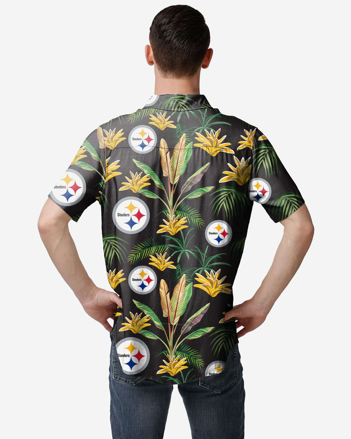 Pittsburgh Steelers Victory Vacay Button Up Shirt FOCO - FOCO.com