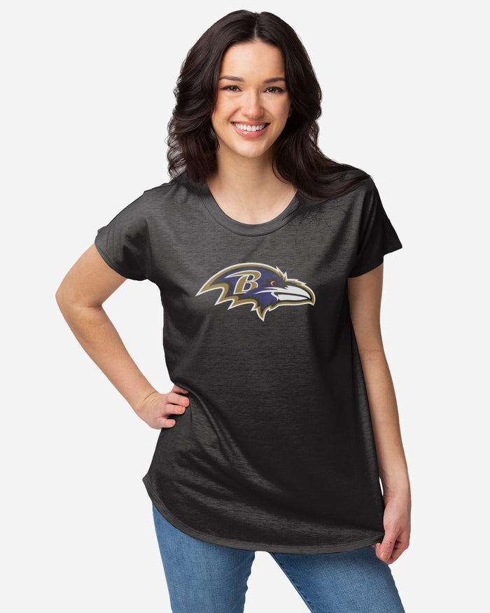 Baltimore Ravens Womens Big Logo Tunic Top FOCO S - FOCO.com