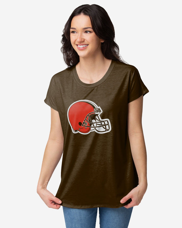 Cleveland Browns Womens Big Logo Tunic Top FOCO S - FOCO.com