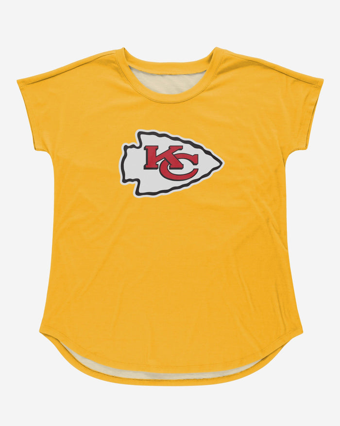 Kansas City Chiefs Womens Big Logo Tunic Top FOCO - FOCO.com
