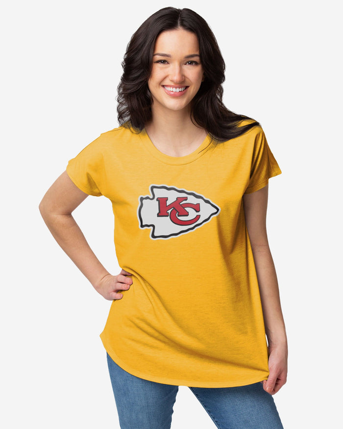 Kansas City Chiefs Womens Big Logo Tunic Top FOCO S - FOCO.com