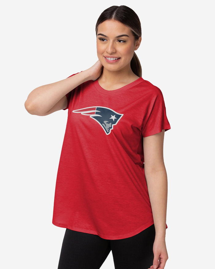 New England Patriots Womens Big Logo Tunic Top FOCO S - FOCO.com