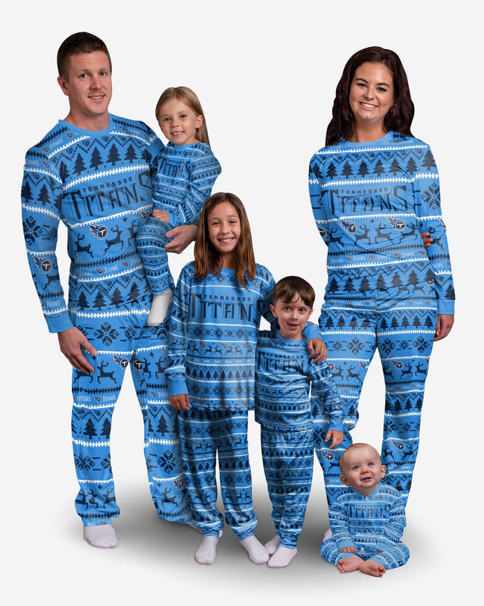 Tennessee Titans Toddler Family Holiday Pajamas FOCO - FOCO.com