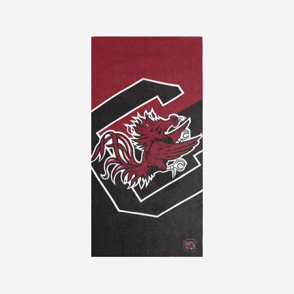 South Carolina Gamecocks Big Logo Beach Towel FOCO - FOCO.com