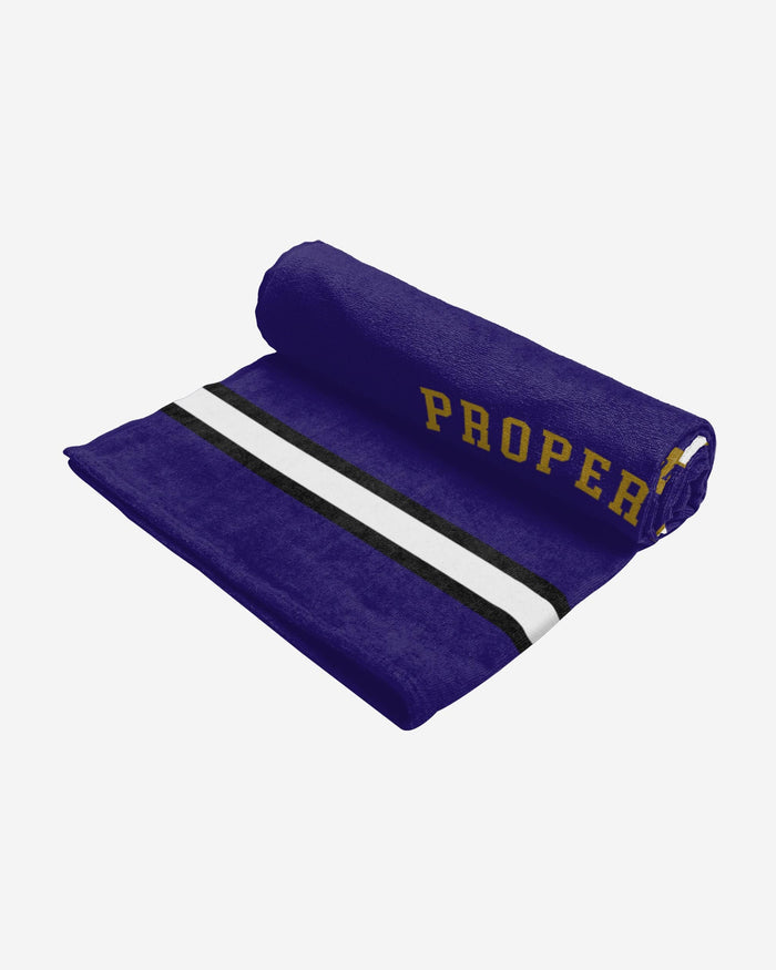 Baltimore Ravens Property Of Beach Towel FOCO - FOCO.com