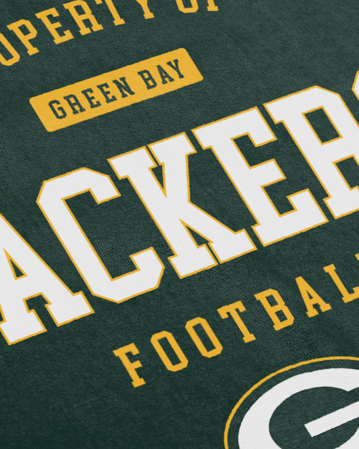 Green Bay Packers Property Of Beach Towel FOCO - FOCO.com