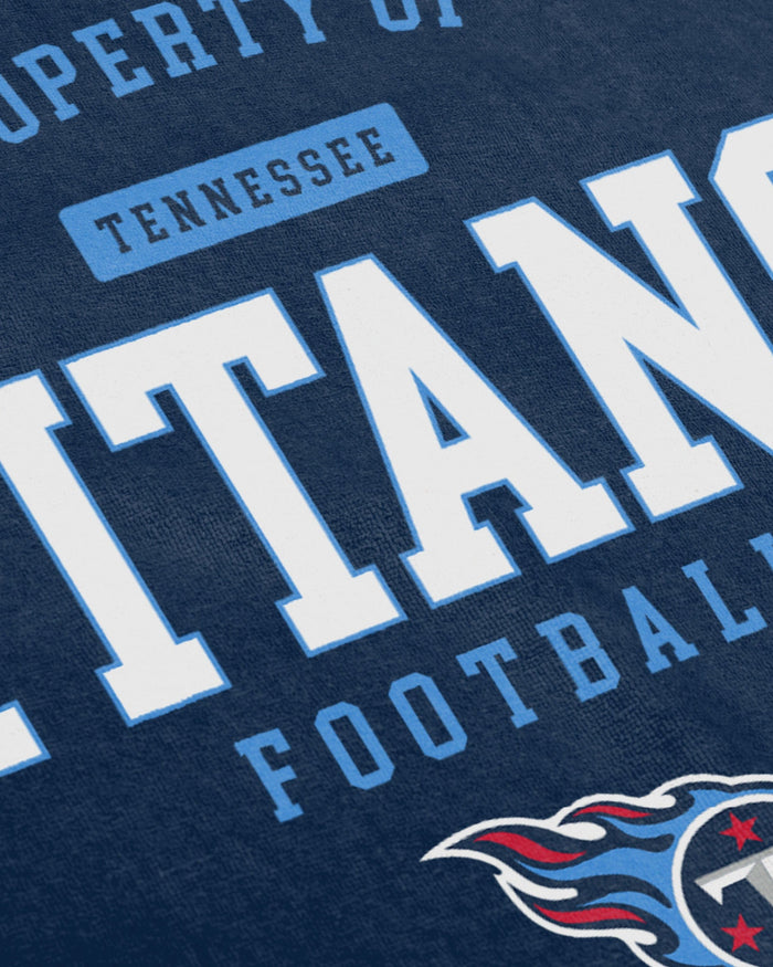 Tennessee Titans Property Of Beach Towel FOCO - FOCO.com