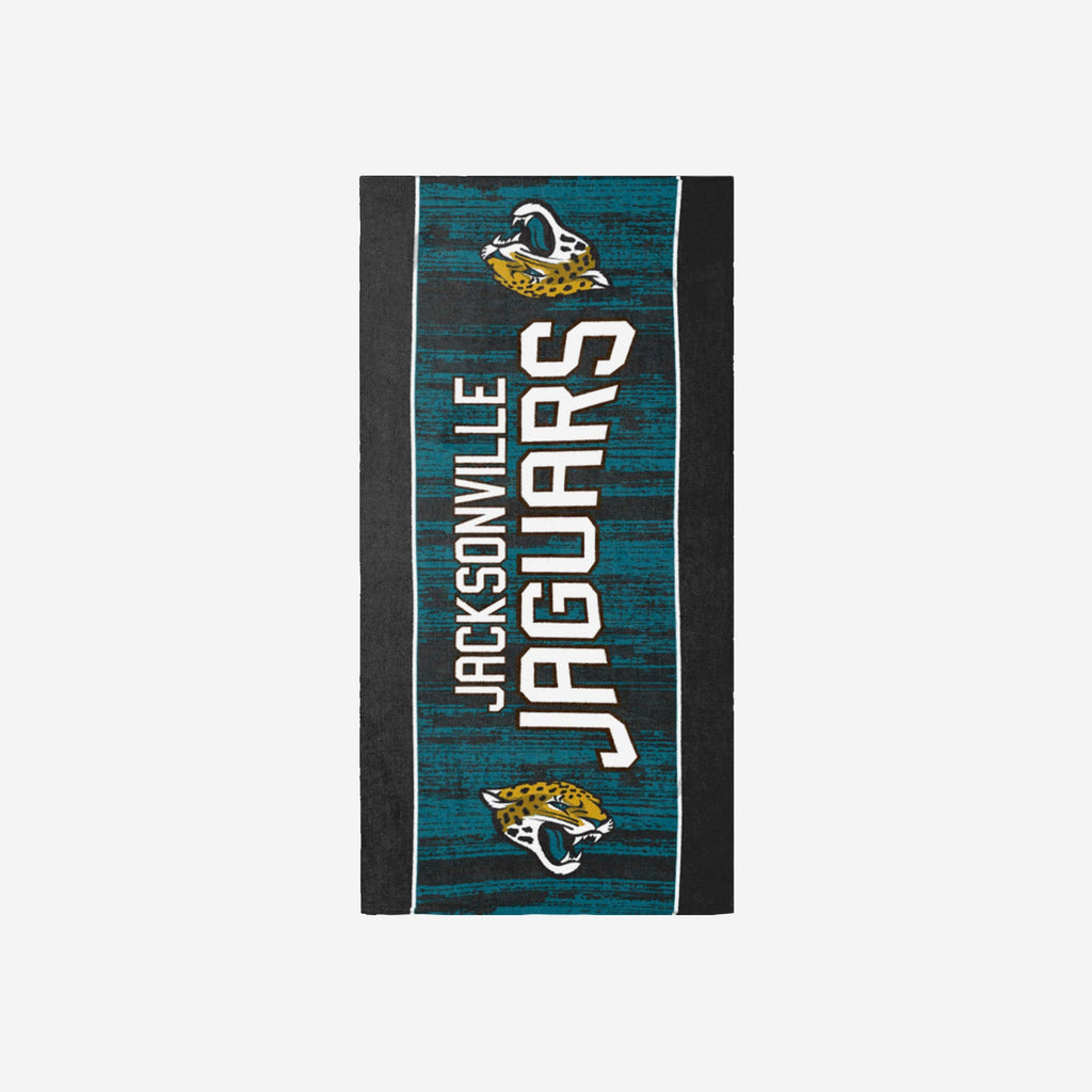 Jacksonville Jaguars Big Logo Beach Towel FOCO - FOCO.com