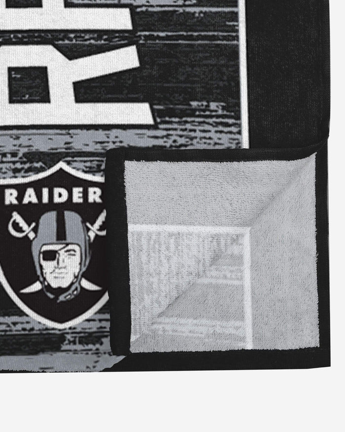 Las Vegas Raiders Big Logo Beach Towel FOCO - FOCO.com