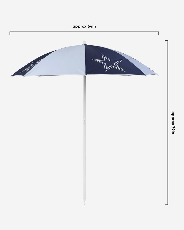 Dallas Cowboys Beach Umbrella FOCO - FOCO.com