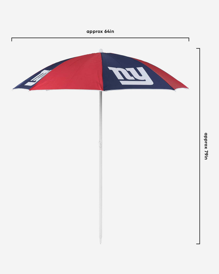 New York Giants Beach Umbrella FOCO - FOCO.com