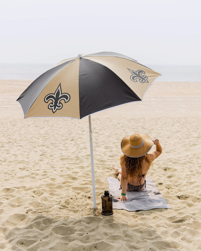 New Orleans Saints Beach Umbrella FOCO - FOCO.com