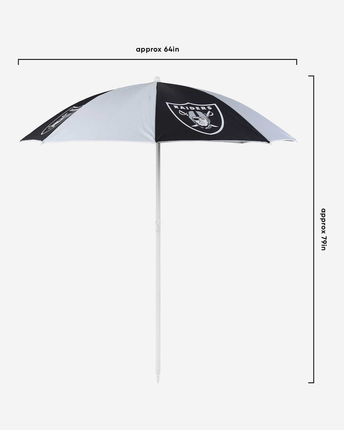 Las Vegas Raiders Beach Umbrella FOCO - FOCO.com