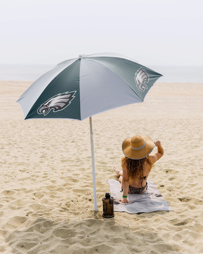 Philadelphia Eagles Beach Umbrella FOCO - FOCO.com