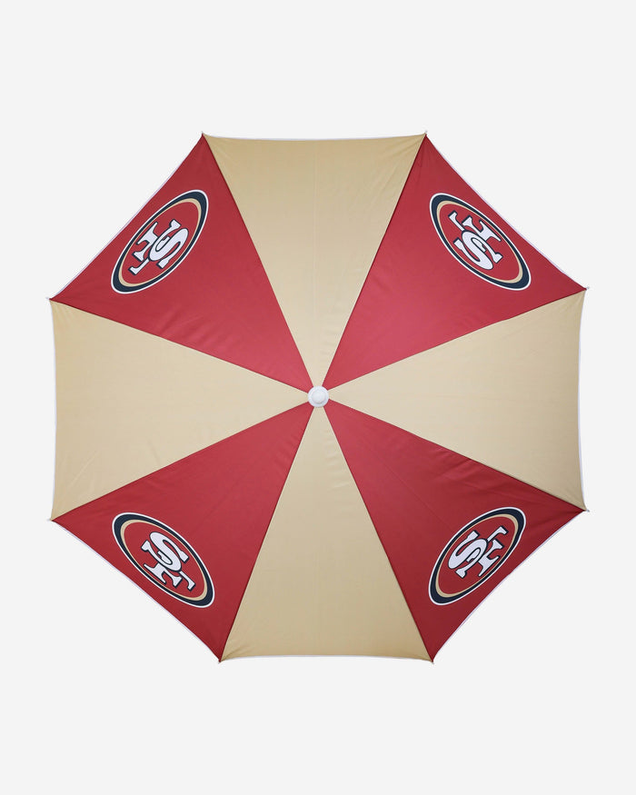 San Francisco 49ers Beach Umbrella FOCO - FOCO.com