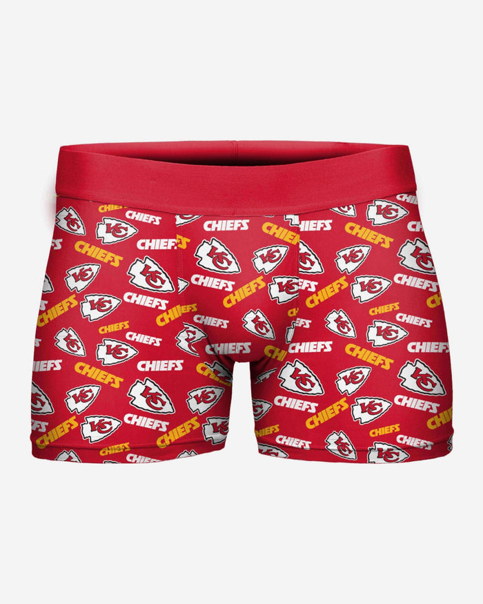 Kansas City Chiefs Repeat Logo Underwear FOCO M - FOCO.com