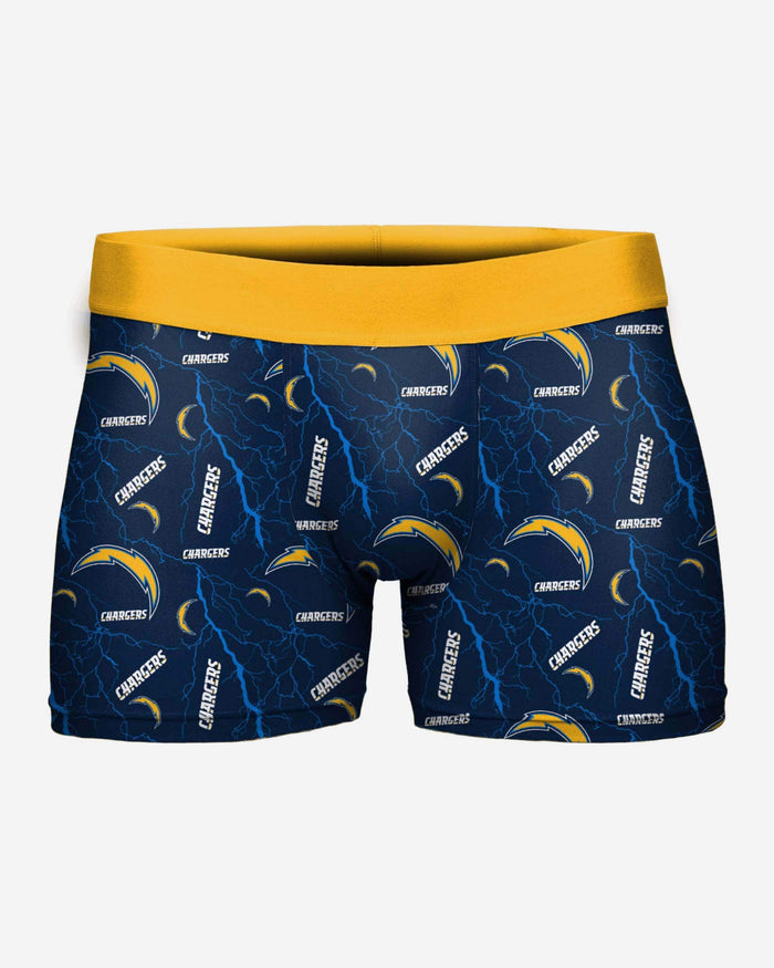 Los Angeles Chargers Original Repeat Logo Underwear FOCO M - FOCO.com