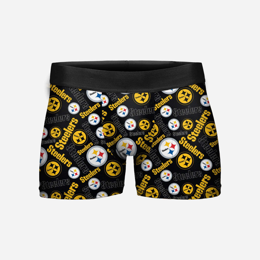 Pittsburgh Steelers Repeat Logo Underwear FOCO 2XL - FOCO.com