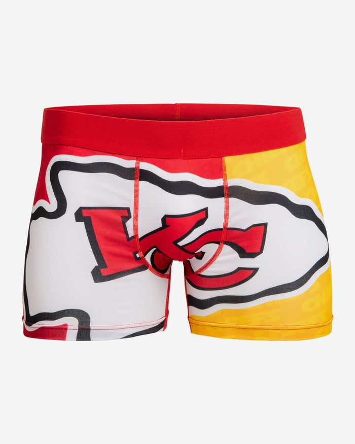 Kansas City Chiefs Printed Big Logo Underwear FOCO S - FOCO.com