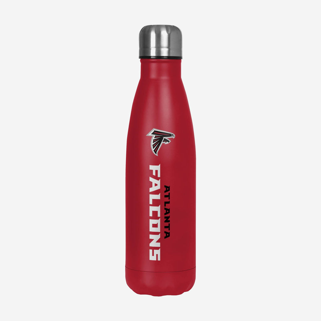 Atlanta Falcons Wordmark Chill Water Bottle FOCO - FOCO.com